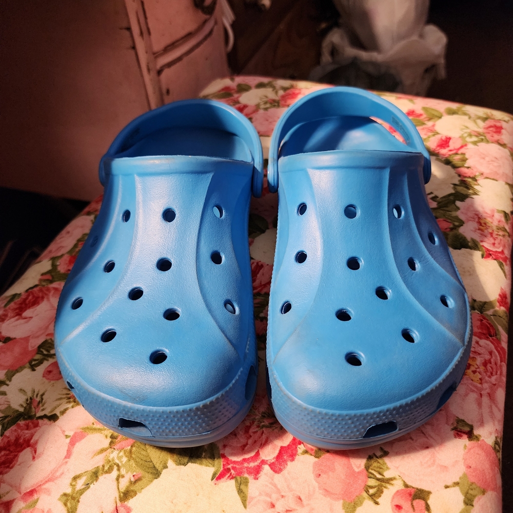 Adult Man Or Woman Blue Crocs